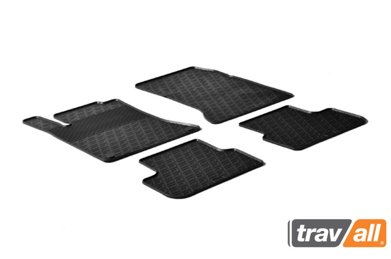 Non-skid Inset Mat MB A/B/CLA/GLA-CLASS (2011-) 4P+FIX