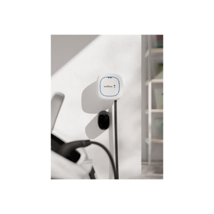 Charging station, electric vehicle Pulsar Max 22kW 5m Type2  WiFi BT valge