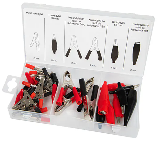 Tester, engine krokodillid, kompl. 28tk