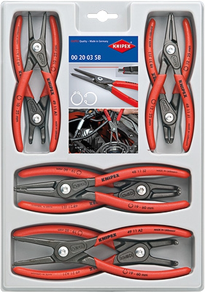 Pliers Set stopperi, kompl. 8osa