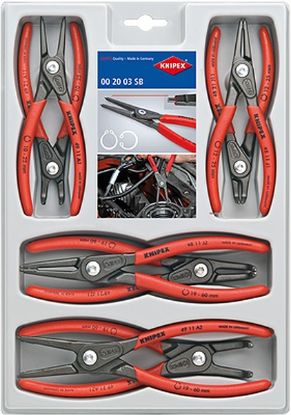 Pliers Set stopperi, kompl. 8osa