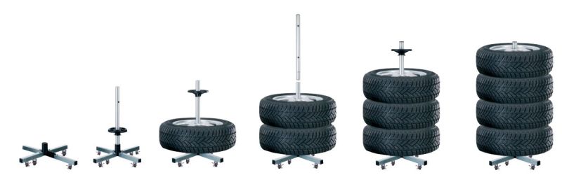 Wheel and Tyre Trolley rataste hoiustusraam