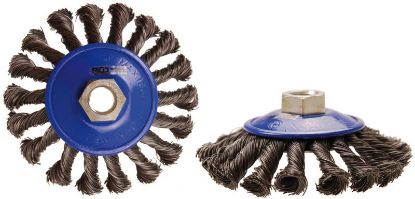 Brush Disc, drill Kausshari Kooniline Punutud Ø115mm M14x2