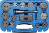 Turn/Reset Tool Set, brake caliper piston Pidurikolbide sissesurumiseks 14 osa