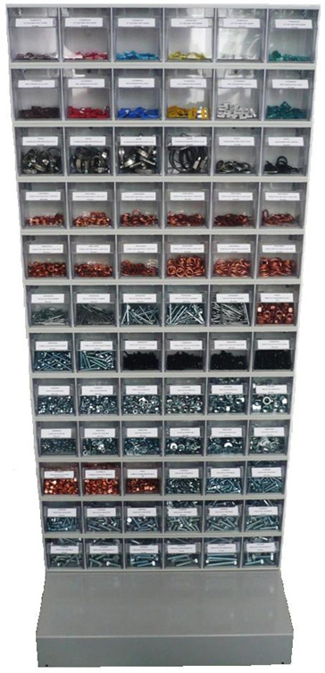 Luggage Tightener Tühi hoiuriiul peentarvikutele 72 sahtlit