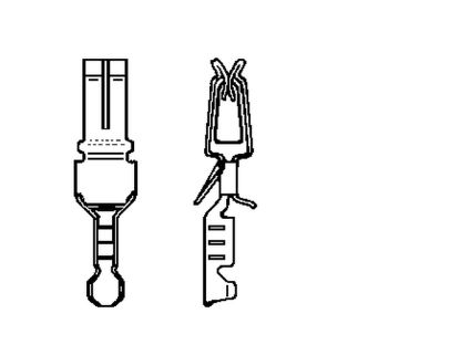 Terminal, electric universal parts 
