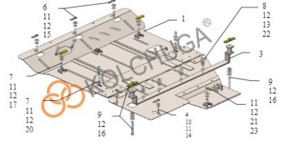 Underrun Protection MB Vito 14-19 2,2CDI 4x4 AUT