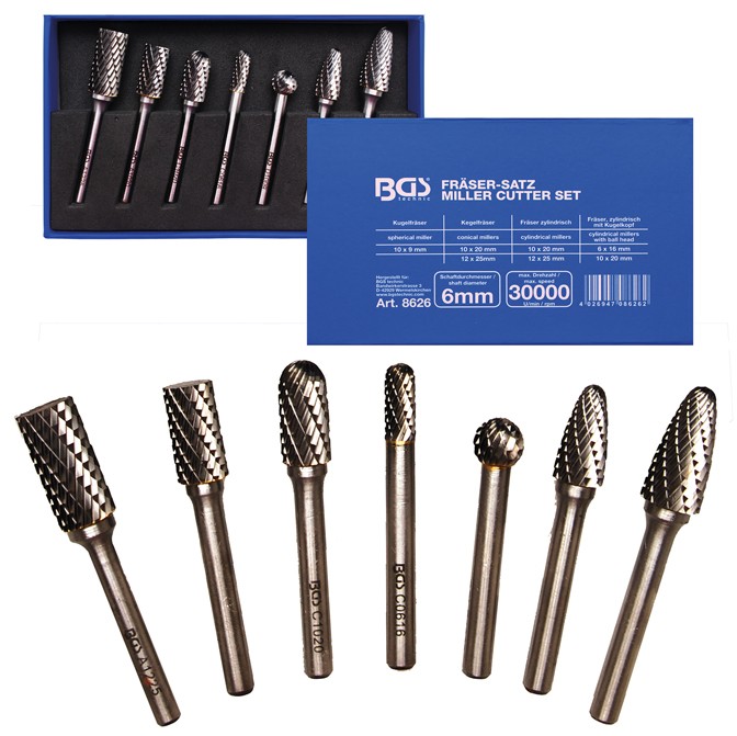 Hose Cutter Otsfreeside komplekt 7 osa HSS