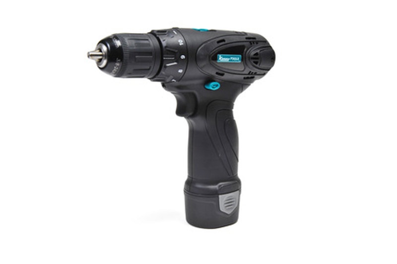 Drill (rechargeable battery) akutrell 10.8V 10mm kahe akuga