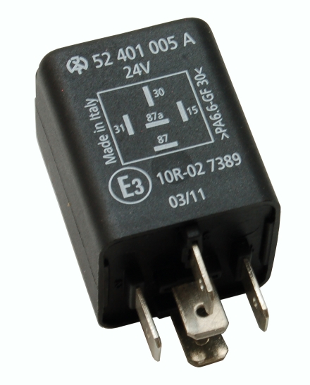 Relay, main current Aegrelee 12V 20/25A  Viivitus 60min
