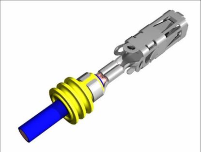 Terminal, electric universal parts VKR plus - juhtmele 0,5-1,0mm  100tk