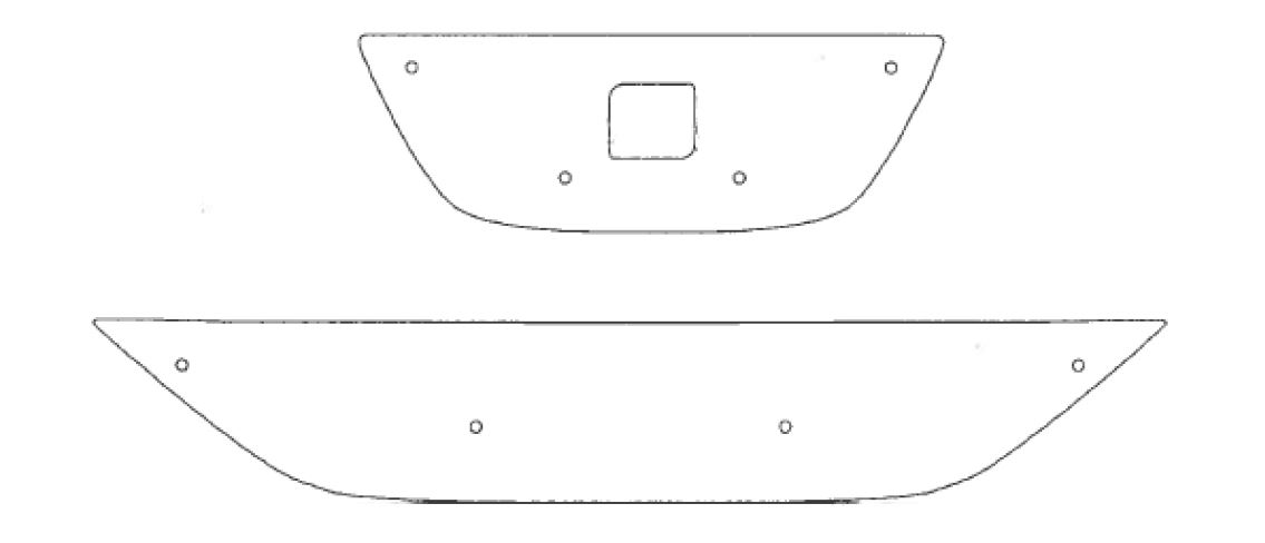 Trim/Protective Strip, radiator grille Seat Ibiza 2010-