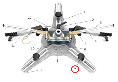 Puller Set, injector nozzle Plastik kettaga polt