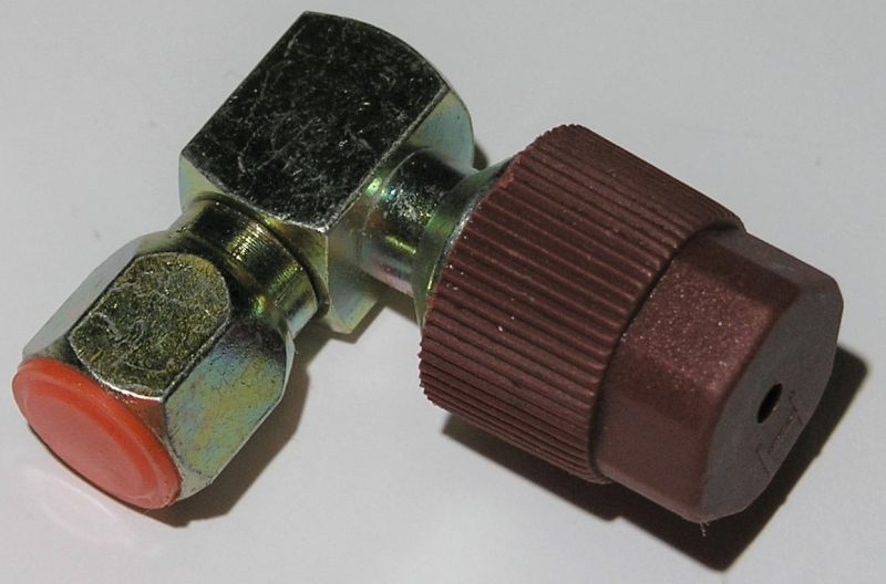 Seal, coolant tube retrofit Adapter r134a 7/16-9 Rõhk punane