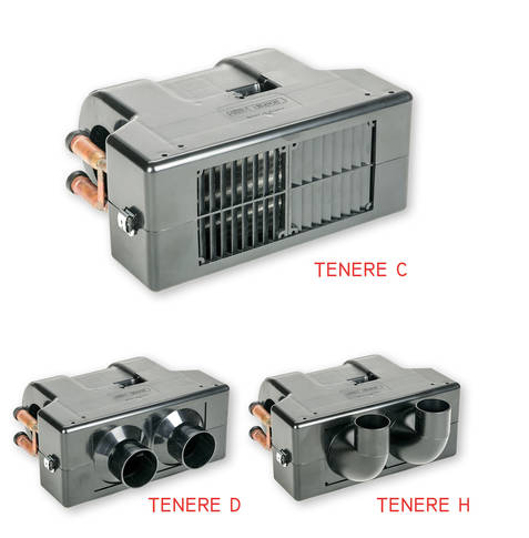Heat Exchanger, interior heating Lisasoendi TENERE C d16 12V 3.0 kW 185 m3/h