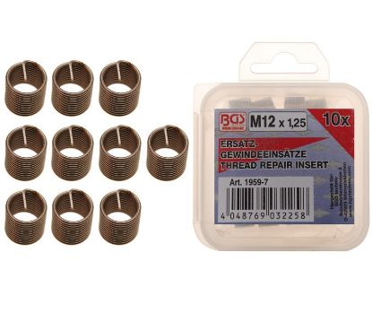 Tool Assortment, thread insert Replacement Thread Inserts | M12 x 1.25 | 10 pcs.