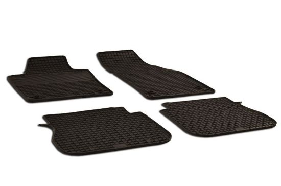 Non-skid Inset Mat VW CADDY 03-19 - 4tk (ümmargused kinnitused)