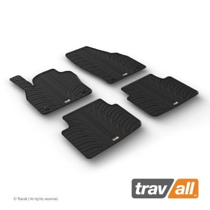 Non-skid Inset Mat SKODA KAMIQ (2019-) 4 PCS+FIX