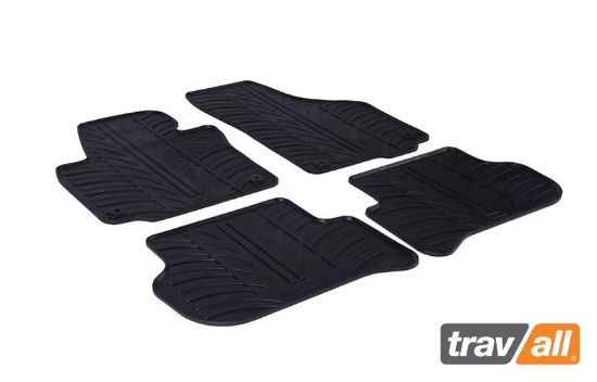 Non-skid Inset Mat SKODA YETI (2013-) 4PC+FX