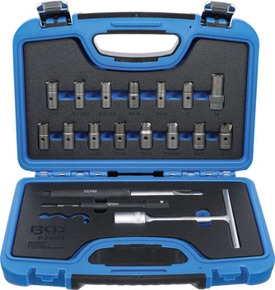Cleaning/MiIIing Tool Set, CR injector seat Pihusti tihendi pinna prees 19 osa