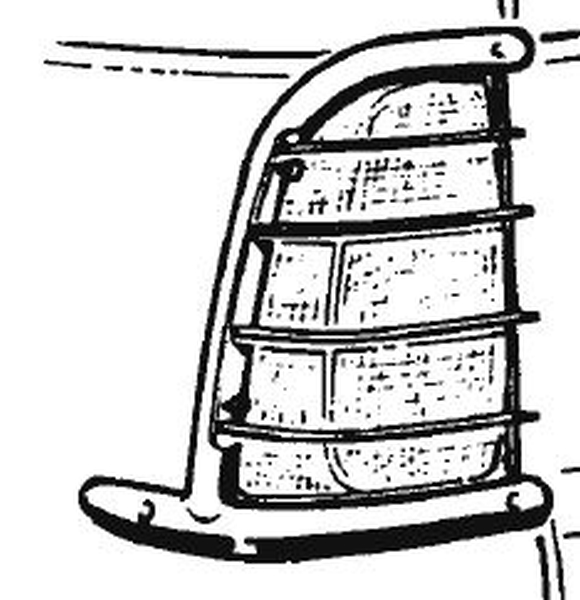 Grille, rotating beacon Mitsubishi L200 96-05 2tk