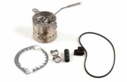 Burner set, auxiliary heater 