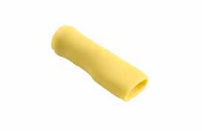 Terminal, electric universal parts plaat 6.3x0.8mm kollane 50tk