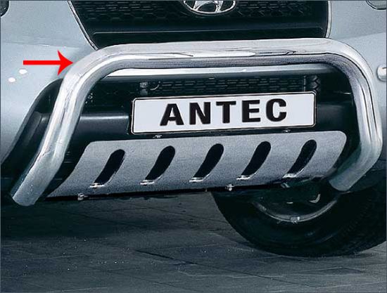 Frontal Protection Bar Hyundai Santa Fe 06-12 70mm