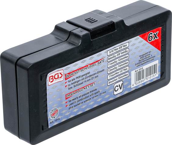 Sump Wrench Set Drain Plug Key Set, for all Car Types