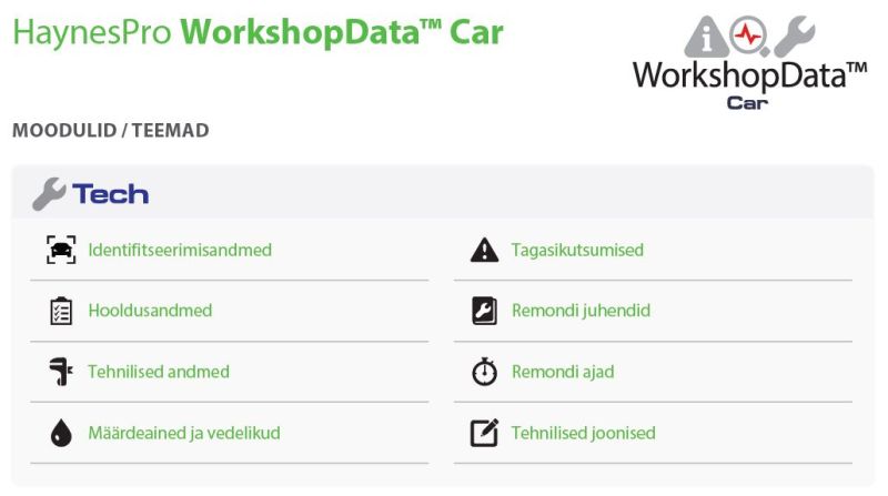 Self-diagnosis Equipment Online workshopdata Tech