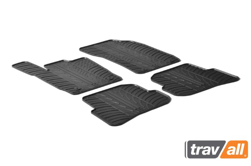 Non-skid Inset Mat AUDI A1 (2010-) S1 (2015-) (4PCS+FIX)