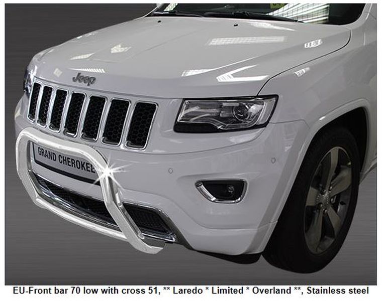 Frontal Protection Bar Jeep Grand Cherokee 13- 70mm+51mm