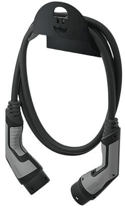 Column, charging station (electric vehicle) Metallist kaablihoidja must