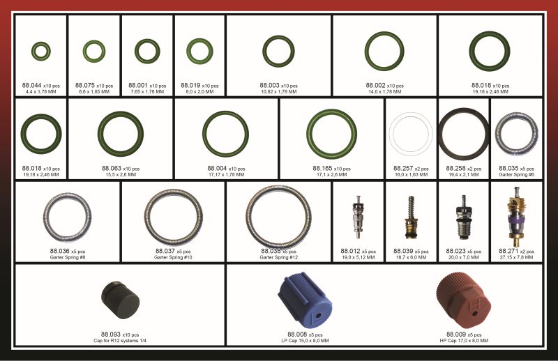 Seal, coolant tube A/C tarvikute komplekt Saksa autodele