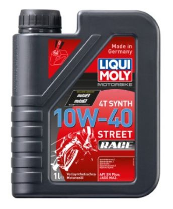 Engine Oil MOTO Street Race Synth 4T 10W-40 mootoriõli 1L