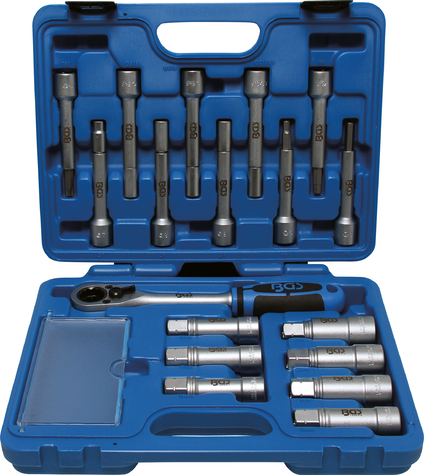 Tool Set, shock absorber piston rod Amortide paigaldamise komplekt 18 osa