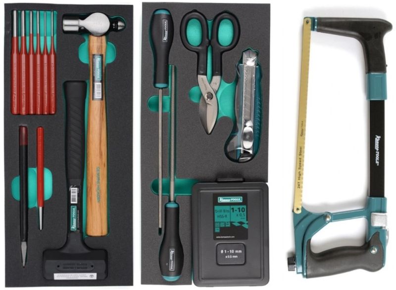 Tool Trolley Custom Line, oranž, 182 osa