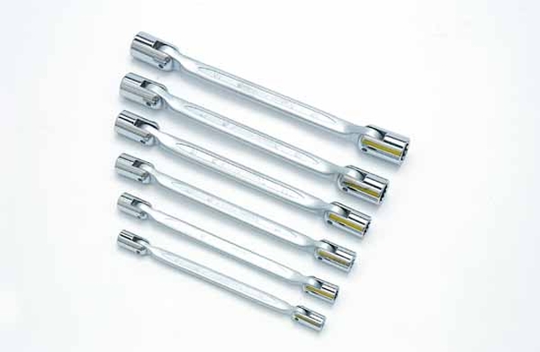 Wrench, basin cock liigendpadrun kompl, 8-19 mm