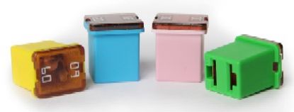 Fuse madala profiiliga 50A 58V punane