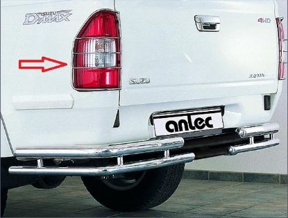 Grille, rotating beacon Isuzu D-MAX 04-07 TAG.