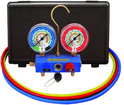 Refrigerant, air conditioning rõhumõõdik R134a 1,8m voolikud hooldusliidestega