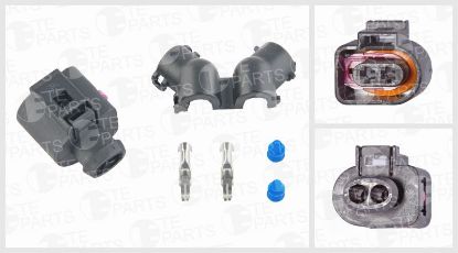 Cable Connector Kit 2 PIN komplekt MERCEDES / SCANIA / VOLVO / VAG /