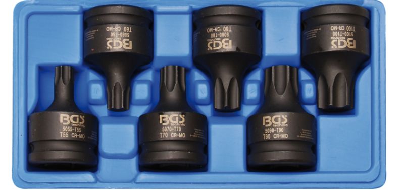 Power Socket Set komplekt TORX T55-T100