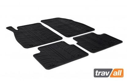 Non-skid Inset Mat OPEL/VAUXHALL CORSA (2014-) 4PC+FX