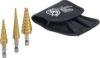 Step Drill Set 3-piece HSS Step Drill Set, 3-20 mm