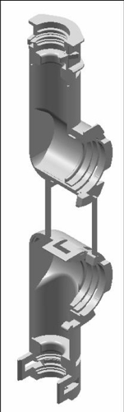 Plug nurgaga adapter 90 VKR/VKS