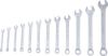Spanner Set, ring/open ended 12-piece Combination Spanner Set, 6-22 mm