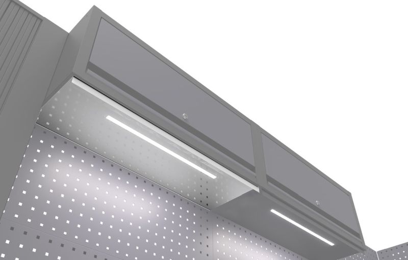 Tool Cabinet Töötasapinna valgusti ülemisele kapile 665x23x298m