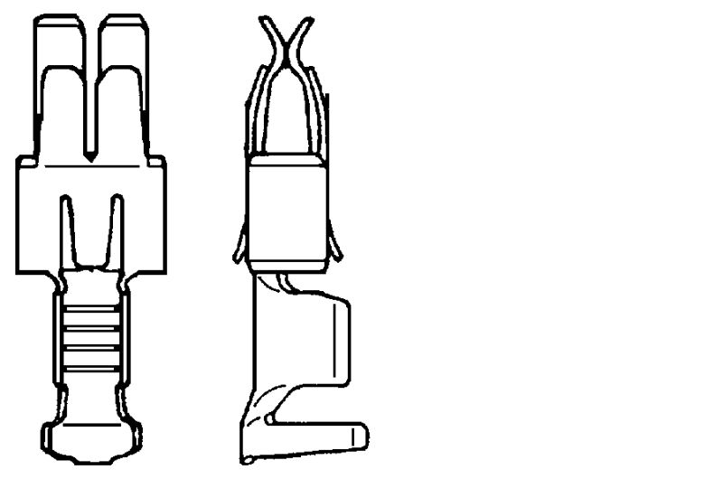 Terminal, electric universal parts 