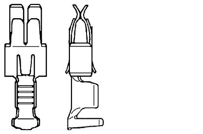 Terminal, electric universal parts 